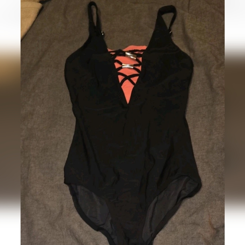 It Figures Black One Piece Swimsuit